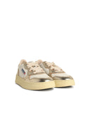 Autry 'Medialist' Gold Lear Sneakers