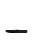 Salvatore Ferragamo Black Lear Belt