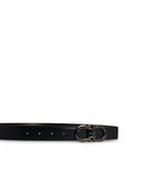 Salvatore Ferragamo Black Lear Belt