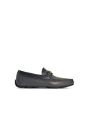 Salvatore Ferragamo Black Lear Loafers