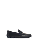 Salvatore Ferragamo Blue Lear Loafers