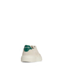 Salvatore Ferragamo 'Cassina' White Lear Sneakers