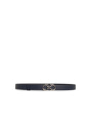 Salvatore Ferragamo Reversible Blue Lear Belt