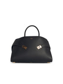 Salvatore Ferragamo 'Hug' Black Lear Bag