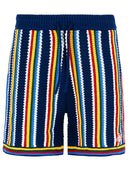 Pantaloncini bermuda multicolore "all'uncinetto"