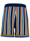 Pantaloncini bermuda multicolore "all'uncinetto"