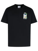 Casablanca 'La Night' Black Cotton T Shirt