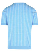 Polo Casablanca en coton bleu clair