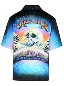 Casablanca 'Premonit' Blue Silk Shirt