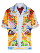 Casablanca 'Tornade De Rose' Multicolor Silk Shirt