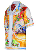 Casablanca 'Tornade De Rose' Multicolor Silk Shirt