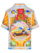 Casablanca 'Tornade De Rose' Multicolor Silk Shirt
