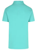 Etro 'Roma' Polo Shirt In Light Blue Cotton