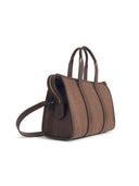 Borsa in tessuto marrone etro 'arnica'