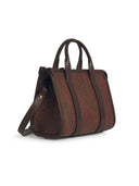 Etro Small 'Arnica' Brown Cotton Blend Bag