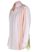 Etro Orange Cotton Shirt