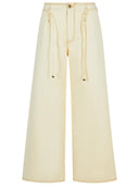 Jeans in denim etro crema