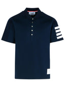Thom Browne 'Mini Collar' Navy Cotton T-shirt