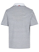 Thom Browne Navy Cotton Polo 셔츠