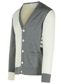 Cardigan di cotone grigio Thom Browne