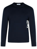 Thom Browne "Stitch" Magi di cotone blu scuro