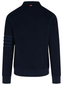Thom Browne 'Funnel' Navy Cotton Jacket
