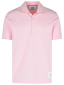 Thom Browne Pink Cotton Polo Shirt