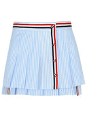 Thom Browne Light Blue Cotton Minkirt