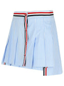 Thom Browne Light Blue Cotton Minkirt