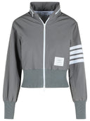 Thom Browne Grey Poliester Kurtka