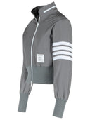 Thom Browne Grey Poliester Kurtka