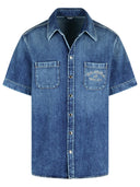 Dolce & Gabbana Blue Denim Shirt