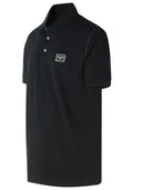 Dolce & gabbana svart bomullspolo skjorta