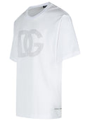 Maglietta in cotone bianco Dolce & Gabbana