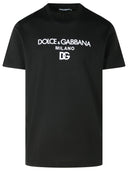 Dolce & Gabbana Black Cotton T Shirt