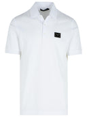 Dolce & Gabbana White Cotton Polo Shirt