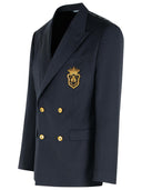 Dolce & Gabbana Blue Virgin Wool Blazer