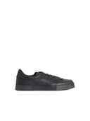 Dolce & Gabbana 'Portofino' Black Lear Sneakers