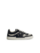 Dolce & Gabbana 'Portofino' Black Lear Blend Sneakers