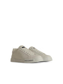 Dolce & Gabbana 'Portofino' White Lear Sneakers