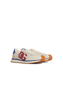 Dolce & Gabbana 'Cushion' White Lear Blend Sneakers