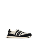 Dolce & Gabbana 'Cushion' White Lear Blend Sneakers