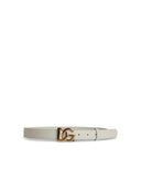Dolce & Gabbana White Lear Belt