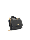 Dolce & Gabbana Black Lear Wallet