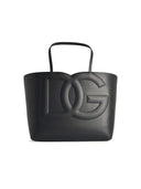 Dolce & Gabbana Black Lear Shopping Bag