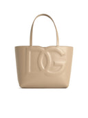 Dolce & Gabbana Small Beige Lear Shopping Bag