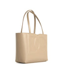 Dolce & Gabbana Small Beige Lear Shopping Bag