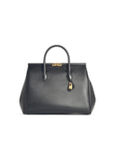 Dolce & Gabbana "Nuova Sicilia" Black Lear Bag
