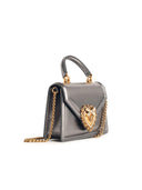 Dolce & Gabbana 'Devotion' Silver Lear Bag
