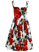Dolce & Gabbana Red Cotton Dress